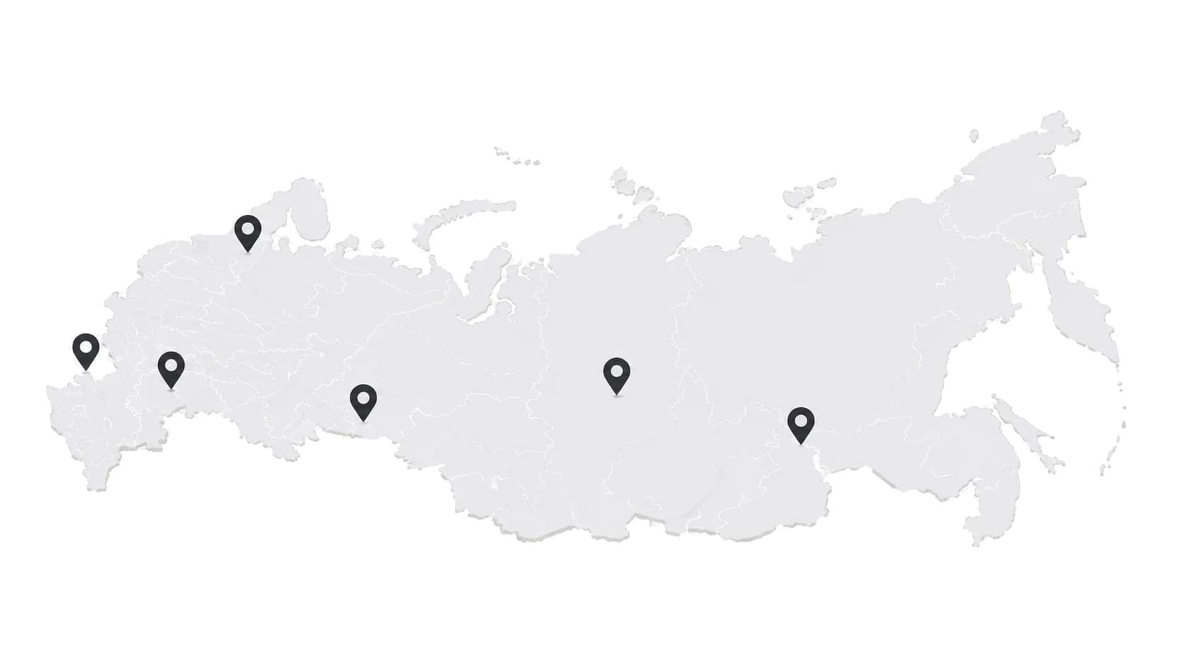 Карта доставки профильных систем по России