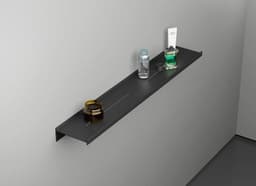 Полка алюминиевая LINEART ALUMO OCB-01-6 черная, 600х120 мм