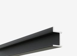 Теневой плинтус LINEART ALUMO SC 9018 черный