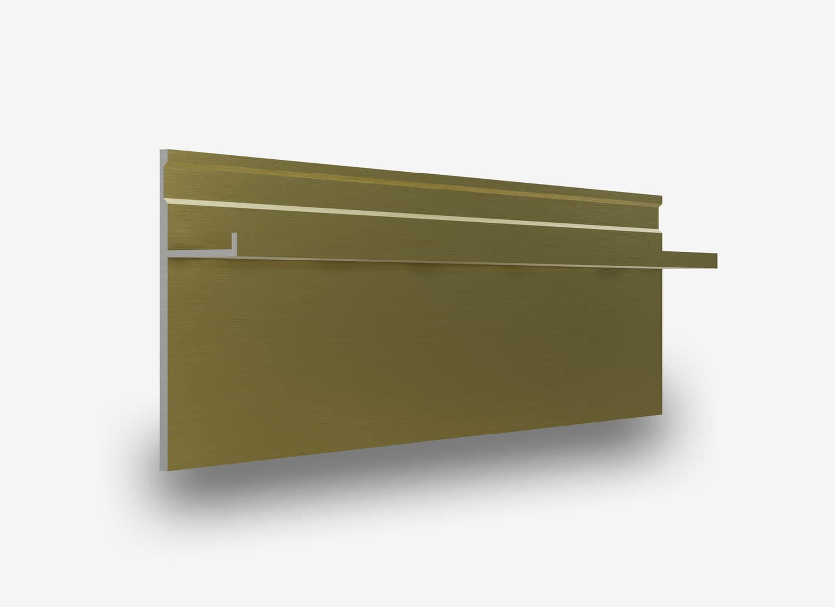 Теневой плинтус LINEART ALUMO SC 1507 золотой