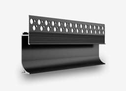 Теневой плинтус с подсветкой LINEART ALUMO SC 7013 черный