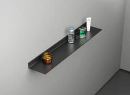 Полка алюминиевая LINEART ALUMO OCB-06-5 черная, 500х120 мм