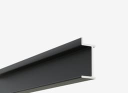 Теневой плинтус LINEART ALUMO SC 9019 черный