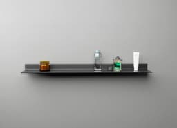 Полка алюминиевая LINEART ALUMO OCB-06-5 черная, 500х120 мм