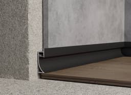 Теневой плинтус с подсветкой LINEART ALUMO SC 7612 черный