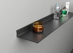 Полка алюминиевая LINEART ALUMO OCB-06-5 черная, 500х120 мм