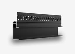 Теневой плинтус с подсветкой LINEART ALUMO SC 518 черный