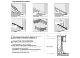 Теневой плинтус LINEART ALUMO SC 9016 золотой