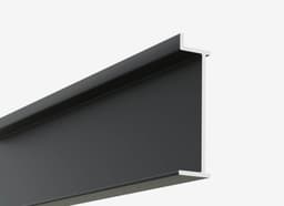 Теневой плинтус LINEART ALUMO SC 9021 черный