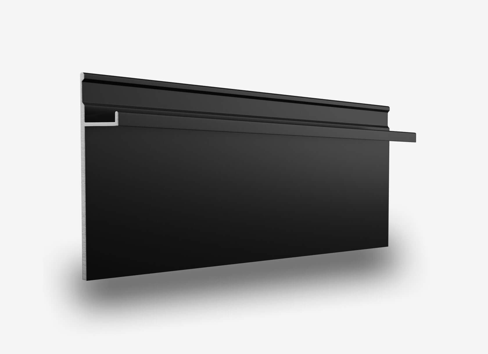 Теневой плинтус LINEART ALUMO SC 9015 черный