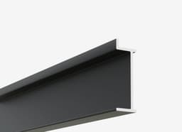 Теневой плинтус LINEART ALUMO SC 9020 черный