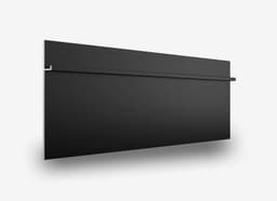Теневой плинтус LINEART ALUMO SC 7430 черный