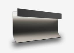 Теневой плинтус с подсветкой LINEART ALUMO SC 7547 черный