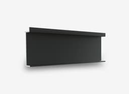 Теневой плинтус LINEART ALUMO SC 9021 черный