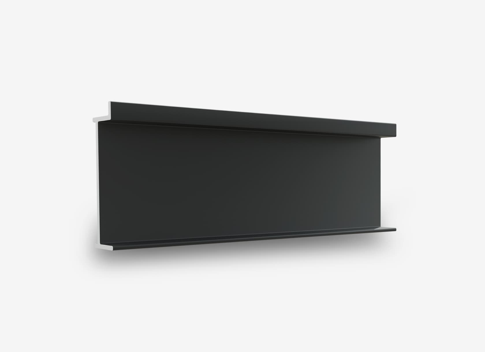 Теневой плинтус LINEART ALUMO SC 9021 черный