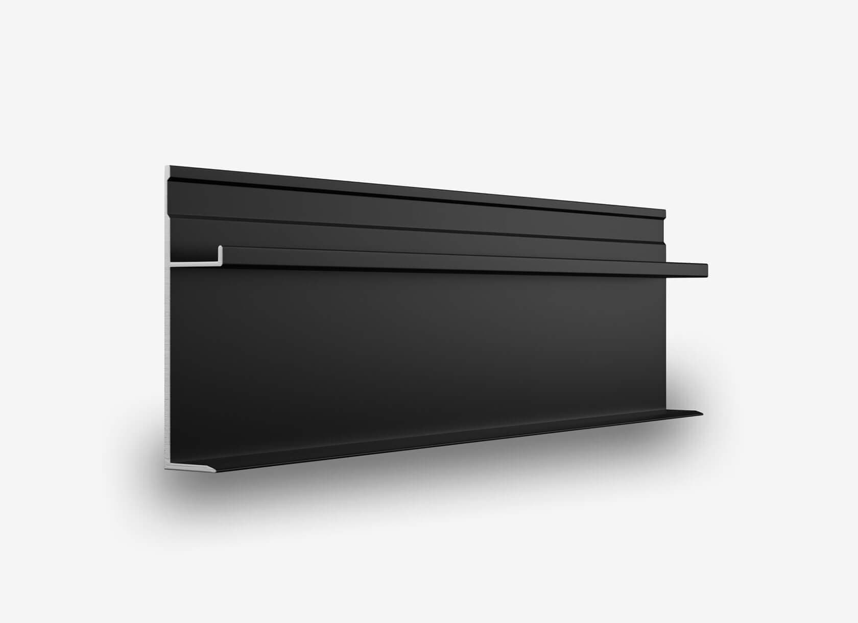 Теневой плинтус LINEART ALUMO SC 1213 черный