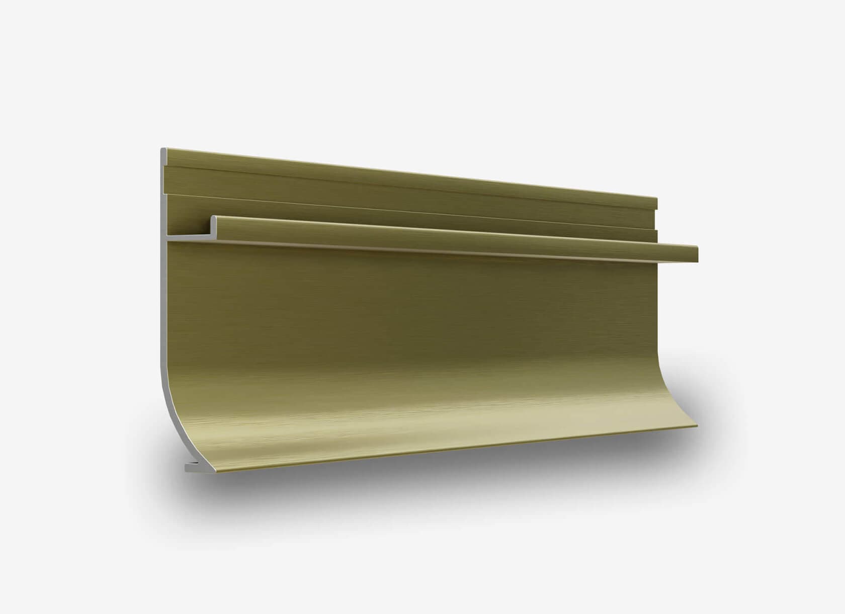 Теневой плинтус LINEART ALUMO SC 9016 золотой