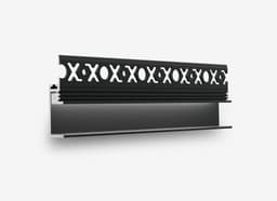 Теневой плинтус с подсветкой LINEART ALUMO SC 518 черный