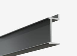 Теневой плинтус LINEART ALUMO SC 9019 черный