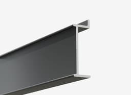 Теневой плинтус LINEART ALUMO SC 9020 черный