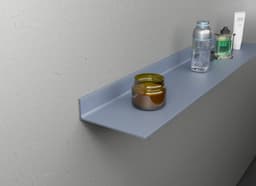 Полка алюминиевая LINEART ALUMO OCB-06-5 серая, 500х120 мм