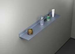 Полка алюминиевая LINEART ALUMO OCB-06-5 серая, 500х120 мм