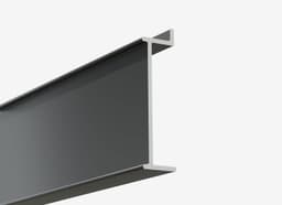 Теневой плинтус LINEART ALUMO SC 9021 черный