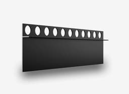 Теневой плинтус LINEART ALUMO SC 7429 черный