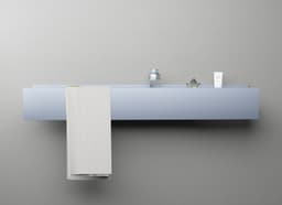 Полка алюминиевая LINEART ALUMO OCB-04-6 серая, 600х120 мм