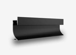 Теневой плинтус с подсветкой LINEART ALUMO SC 7612 черный