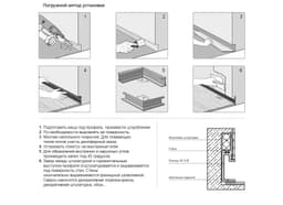 Теневой плинтус с подсветкой LINEART ALUMO SC 518 черный