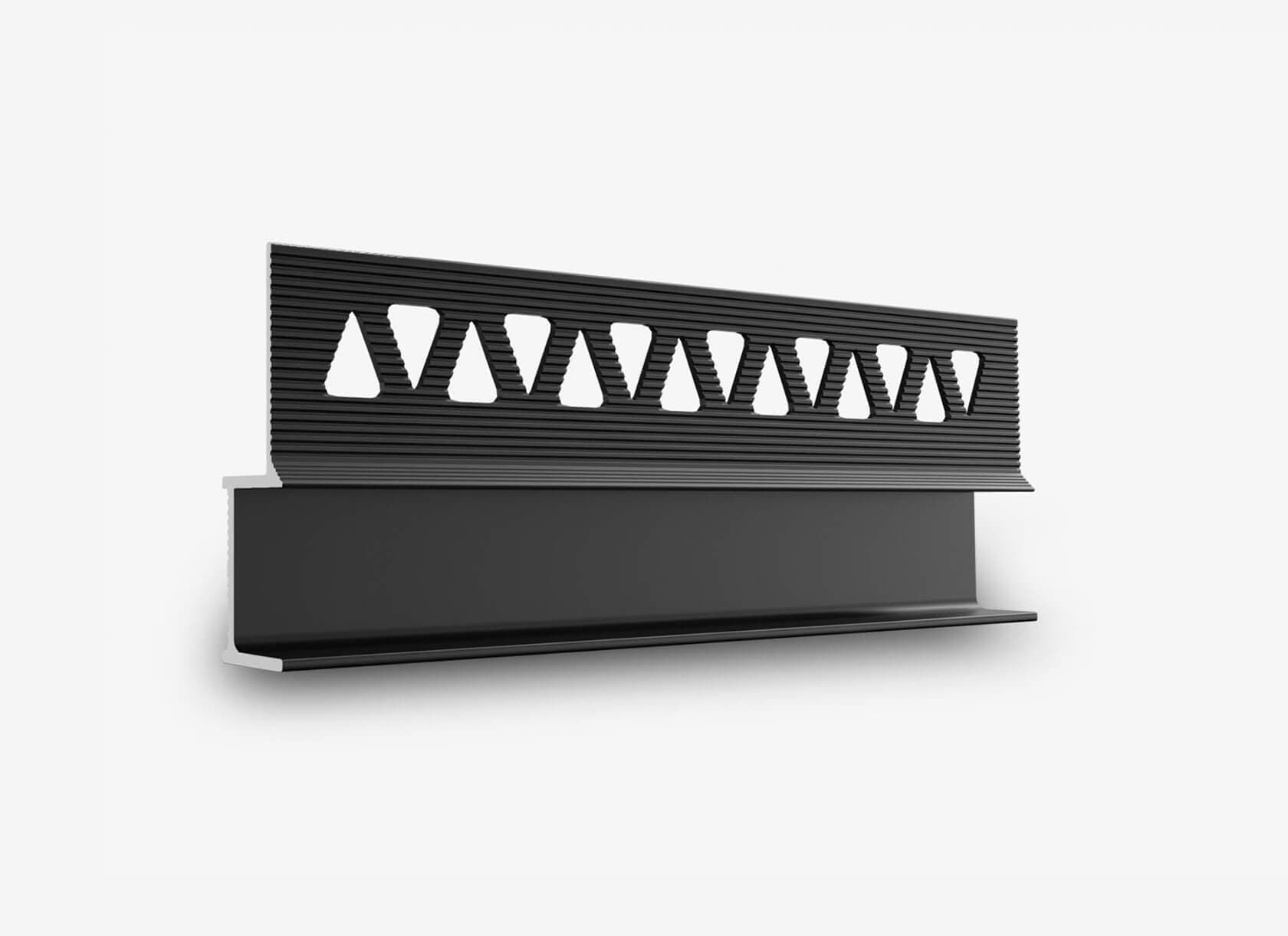 Теневой плинтус LINEART ALUMO SCYM 20 черный