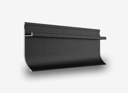Теневой плинтус LINEART ALUMO SC 9016 черный