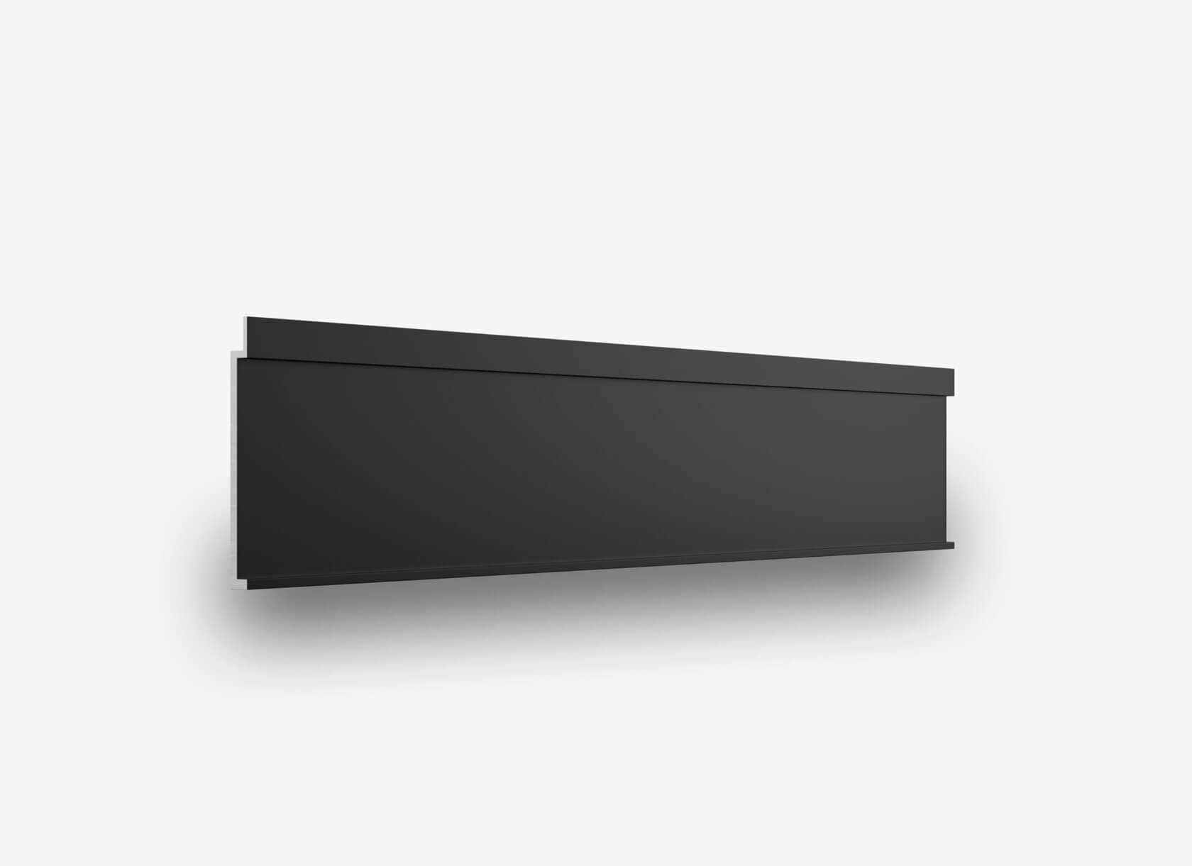 Теневой плинтус LINEART ALUMO SC 4007 черный