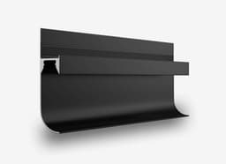 Теневой плинтус с подсветкой LINEART ALUMO SC 7421 черный