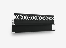 Теневой плинтус с подсветкой LINEART ALUMO SC 518 черный