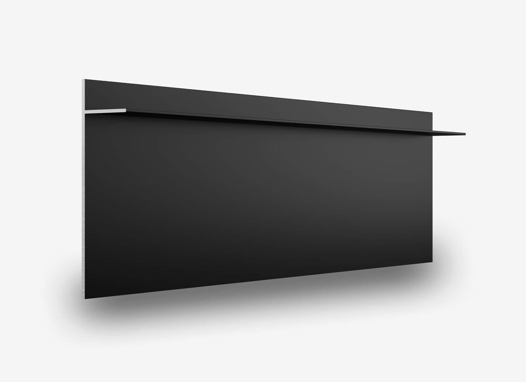 Теневой плинтус LINEART ALUMO SC 7511 черный