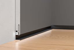 Теневой плинтус с подсветкой LINEART ALUMO SC 517 черный