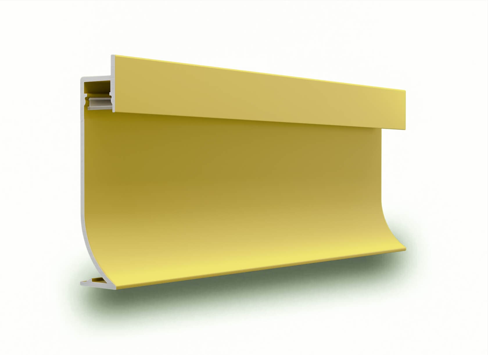 Теневой плинтус с подсветкой LINEART ALUMO SC 7547 золотой