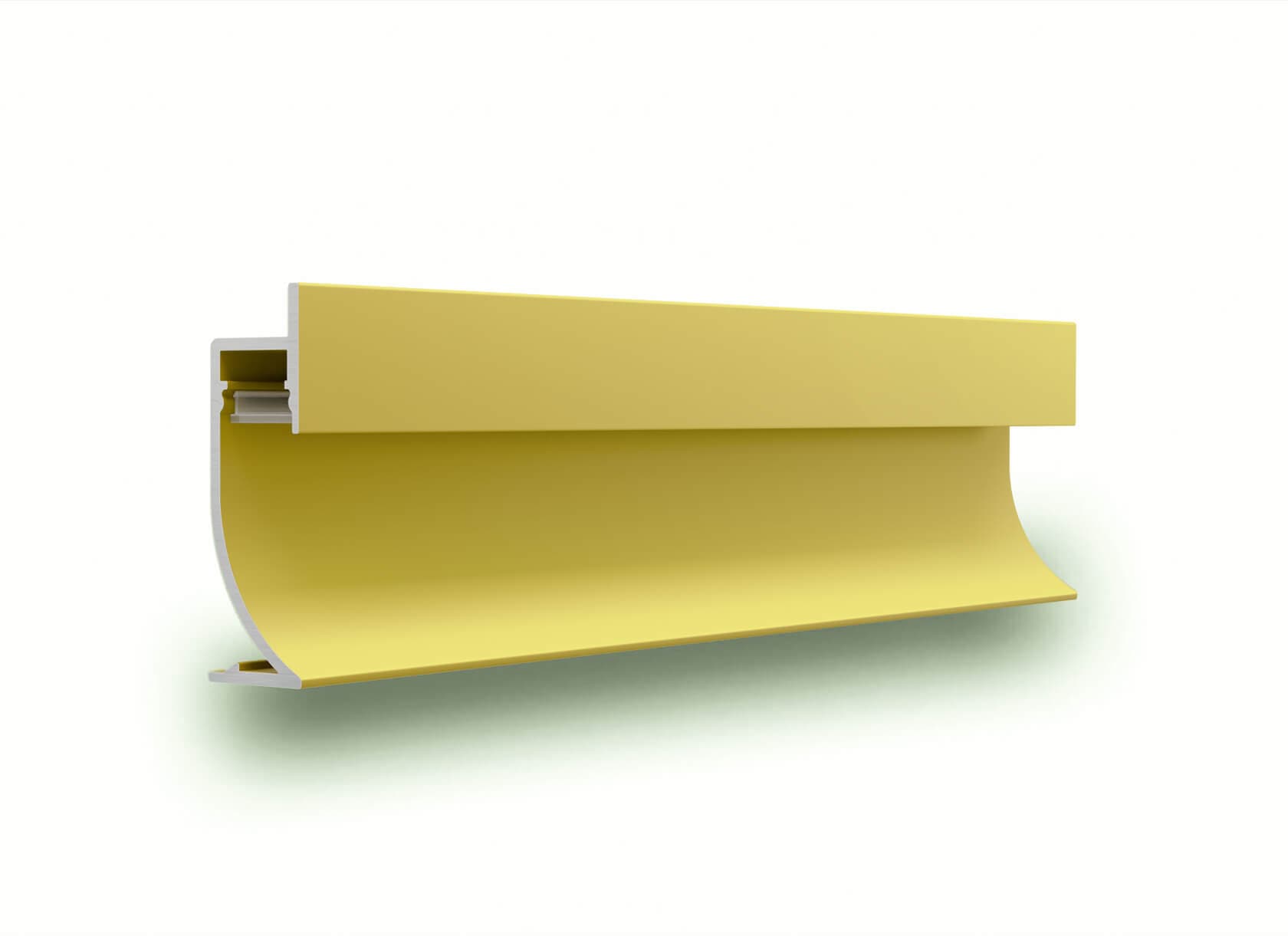 Теневой плинтус с подсветкой LINEART ALUMO SC 7612 золотой