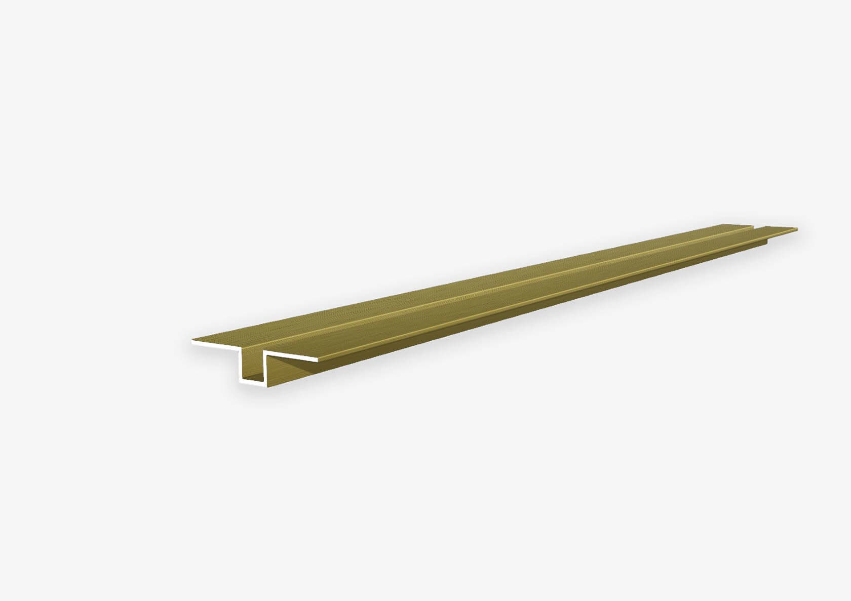 Соединительный (с пазом) профиль LINEART ALUMO SC 4004 золотой