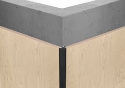 Угол наружный (треугольник) LINEART ALUMO SC 1807 черный