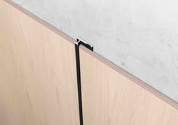 Соединительный (L-образный) профиль LINEART ALUMO SC 4003 черный