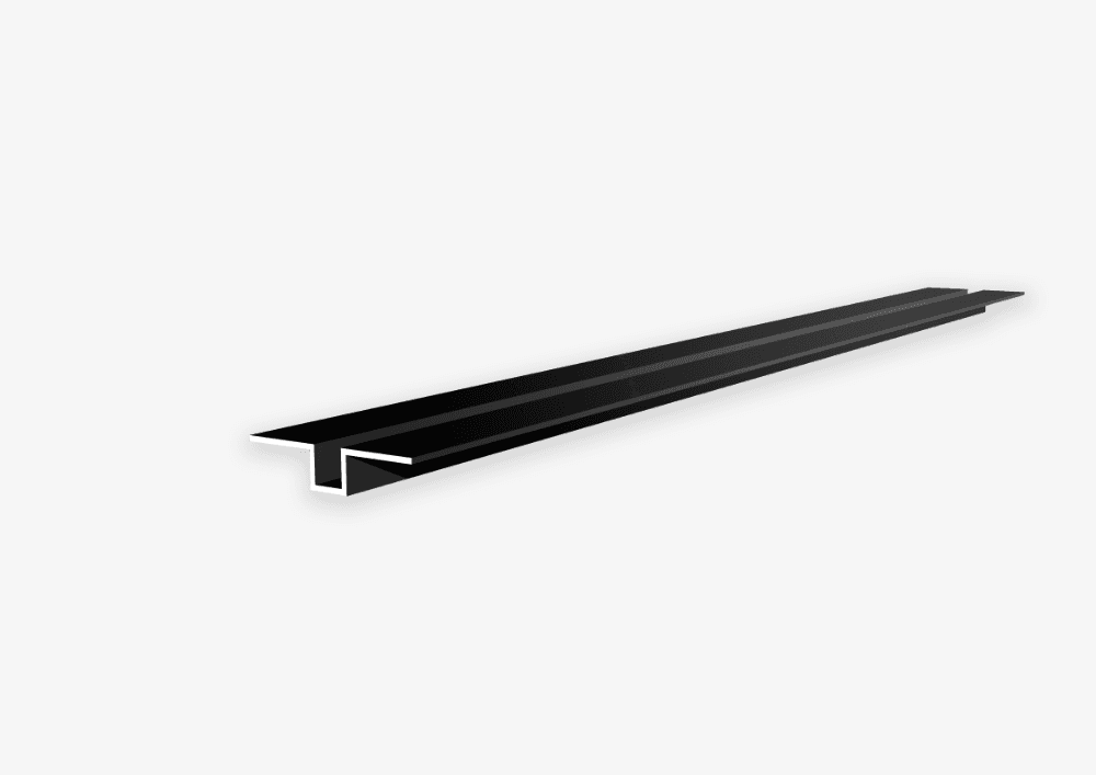 Соединительный (с пазом) профиль LINEART ALUMO SC 4004 черный