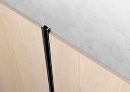 Горизонтальный импост LINEART ALUMO SC 4002 черный