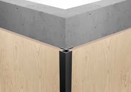 Угол наружный (квадрат) LINEART ALUMO SC 9012 золотой