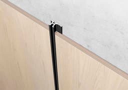 Соединительный (с пазом) профиль LINEART ALUMO SC 5004 черный