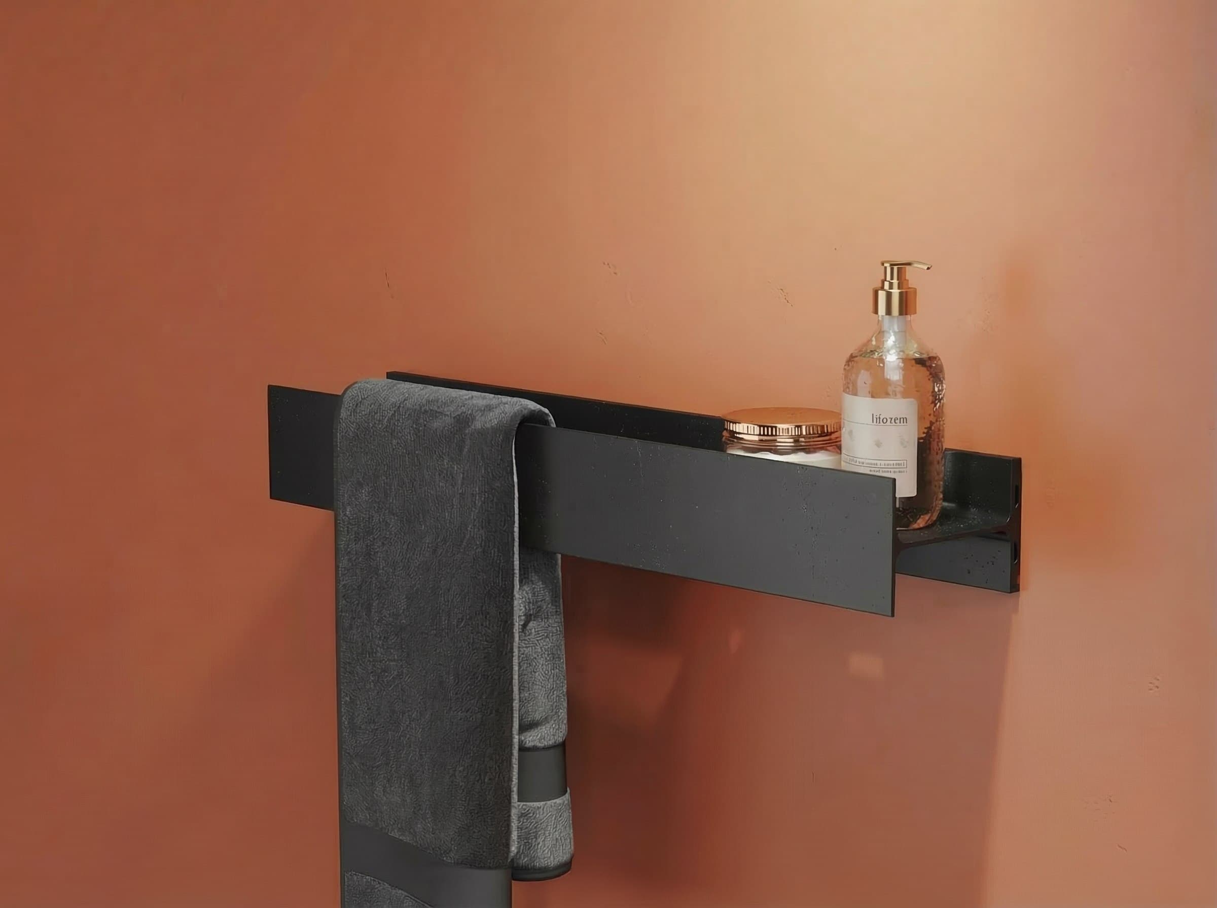 Алюминиевая полка для ванной Lineart-alumo