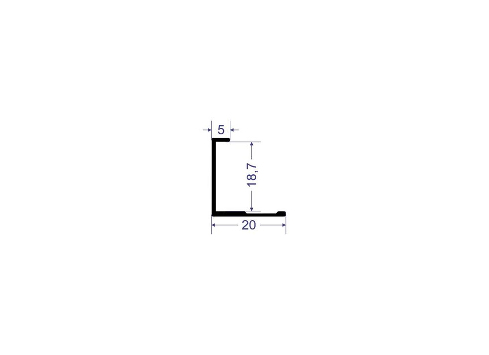 Финишный профиль LINEART ALUMO SC 1801 золотой
