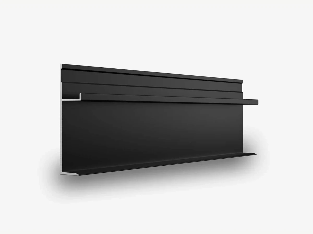 Теневой плинтус LINEART ALUMO SC 1213 черный